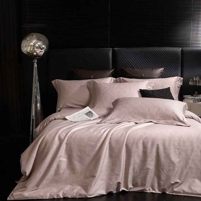 91家纺网 家纺一手货源 找家纺 小丸子家纺（不发货） 2025新款亲肤舒适高端100S长绒棉纯棉银丝提花四件套 寻觅106