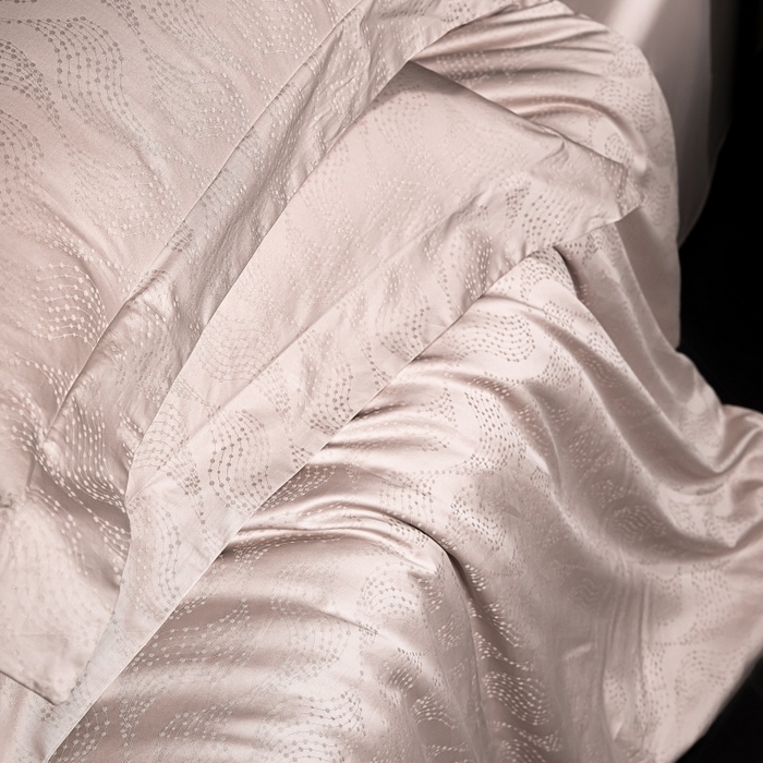 91家纺网 家纺一手货源 找家纺 小丸子家纺（不发货） 2025新款亲肤舒适高端100S长绒棉纯棉银丝提花四件套 星芒107