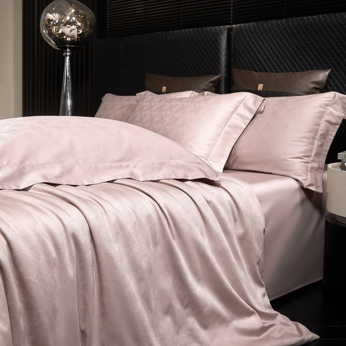 91家纺网 家纺一手货源 找家纺 小丸子家纺（不发货） 2025新款亲肤舒适高端100S长绒棉纯棉银丝提花四件套 寻觅106