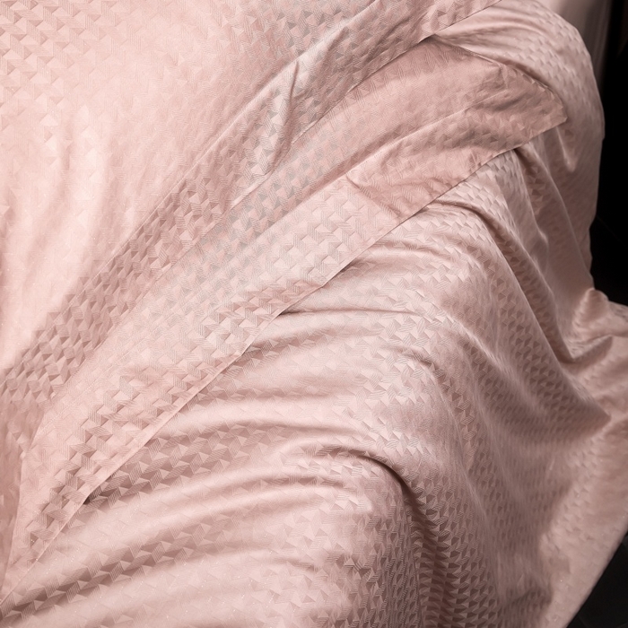 91家纺网 家纺一手货源 找家纺 小丸子家纺（不发货） 2025新款亲肤舒适高端100S长绒棉纯棉银丝提花四件套 镜莱105