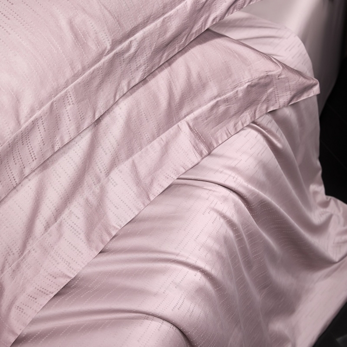 91家纺网 家纺一手货源 找家纺 小丸子家纺（不发货） 2025新款亲肤舒适高端100S长绒棉纯棉银丝提花四件套 时间煮雨086