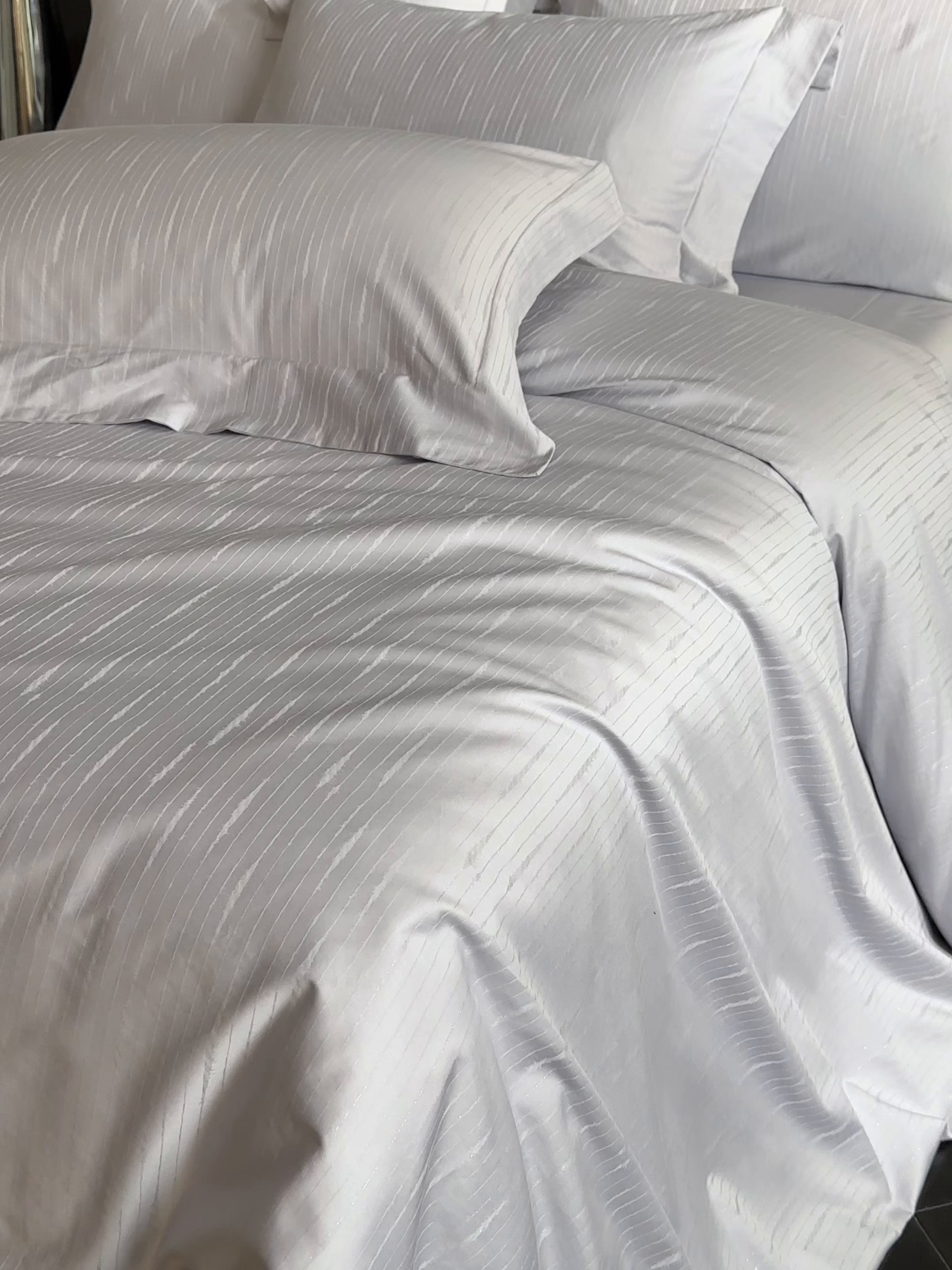 91家纺网 家纺一手货源 找家纺 小丸子家纺（不发货） 2025新款亲肤舒适高端100S长绒棉纯棉银丝提花四件套 简一099