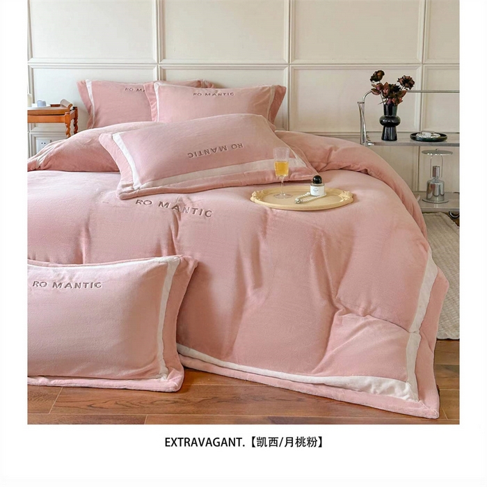 91家纺网 家纺一手货源 找家纺 （总）2025新款蚕丝棉四件套-凯西系列