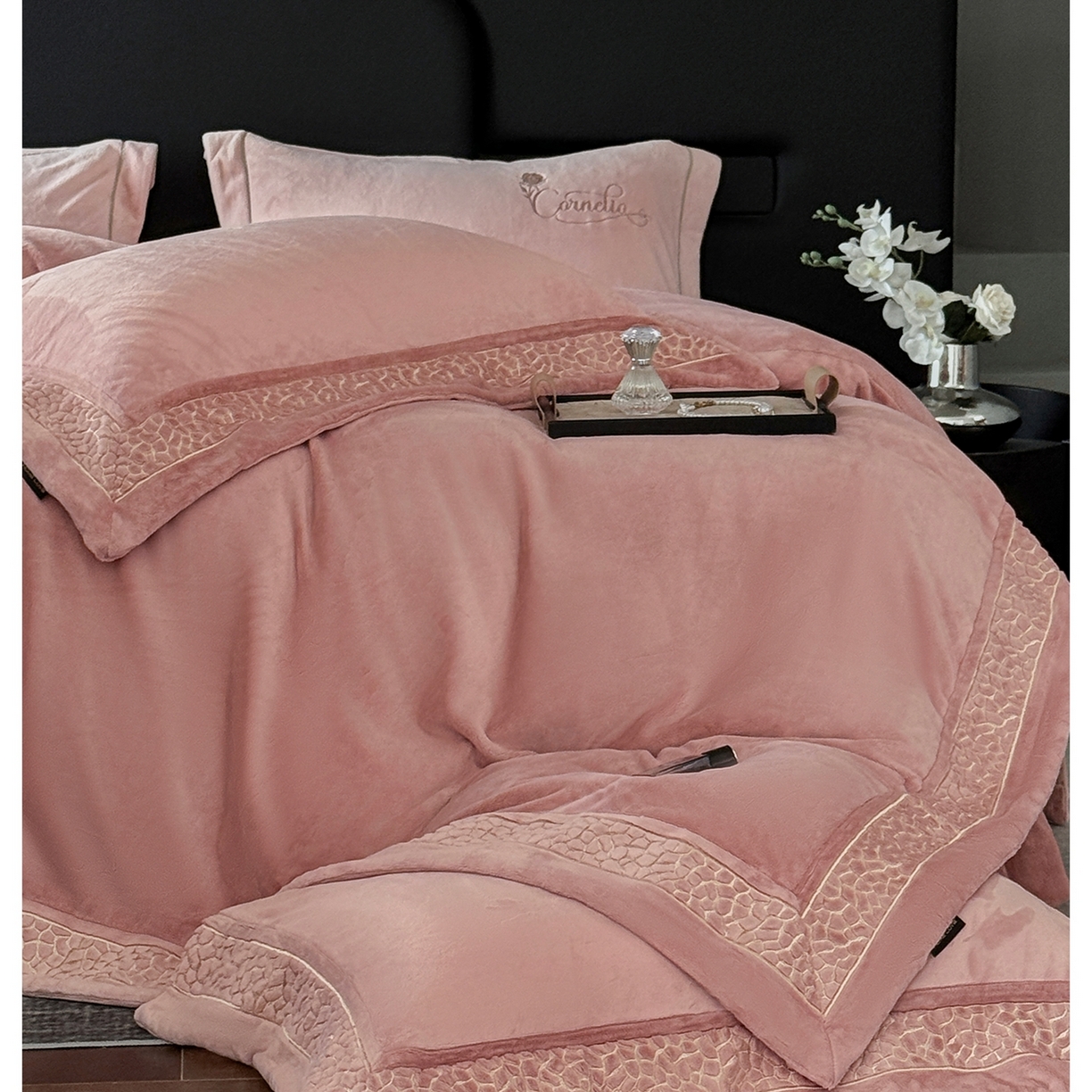 （总）芯丝路枕业 2025新款暮野蚕丝绒四件套