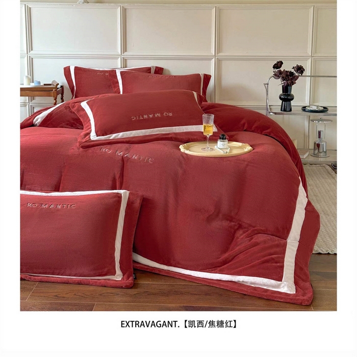 91家纺网 家纺一手货源 找家纺 （总）2025新款蚕丝棉四件套-凯西系列