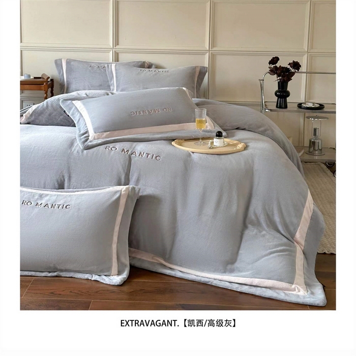 91家纺网 家纺一手货源 找家纺 （总）2025新款蚕丝棉四件套-凯西系列