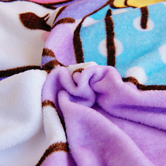 91家纺网 家纺一手货源 找家纺 吉咪兔家纺 2025新款大版三丽鸥库洛米美乐蒂牛奶绒幼儿园被子三件套保暖被褥六件套 蛋糕库洛米