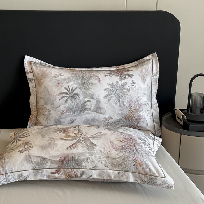 91家纺网 家纺一手货源 找家纺 （总）大柏树 2025新款亲肤舒适全棉纯棉磨毛四件套单枕套 枕套单件