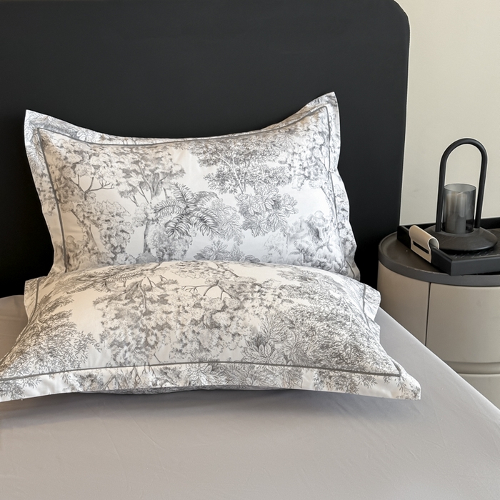 91家纺网 家纺一手货源 找家纺 （总）大柏树 2025新款亲肤舒适全棉纯棉磨毛四件套单枕套 枕套单件