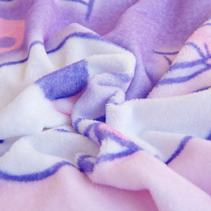 91家纺网 家纺一手货源 找家纺 吉咪兔家纺 2025新款大版三丽鸥库洛米美乐蒂牛奶绒幼儿园被子三件套保暖被褥六件套 气球库洛米