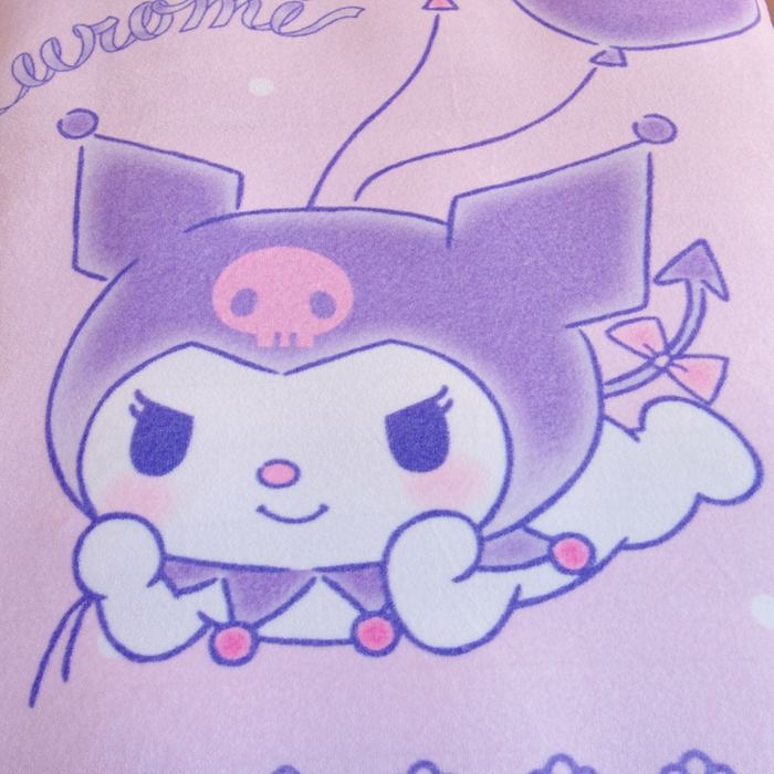 91家纺网 家纺一手货源 找家纺 吉咪兔家纺 2025新款大版三丽鸥库洛米美乐蒂牛奶绒幼儿园被子三件套保暖被褥六件套 气球库洛米