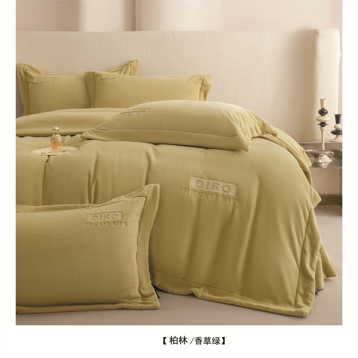 91家纺网 家纺一手货源 找家纺 （总）芯丝路枕业 2025新款蚕丝棉四件套-柏林系列