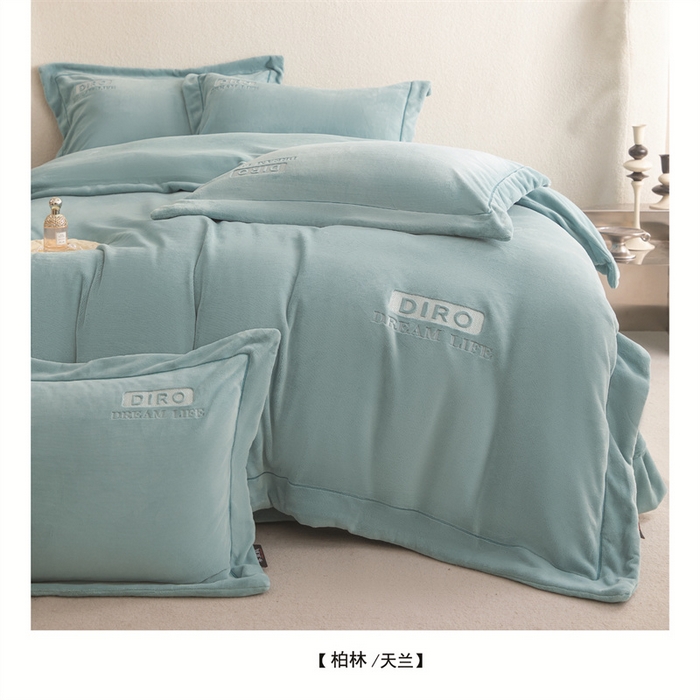 91家纺网 家纺一手货源 找家纺 （总）芯丝路枕业 2025新款蚕丝棉四件套-柏林系列