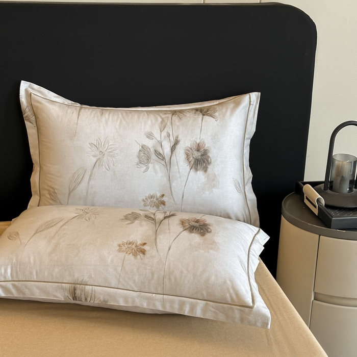 91家纺网 家纺一手货源 找家纺 （总）大柏树 2025新款亲肤舒适全棉纯棉磨毛四件套单枕套 枕套单件