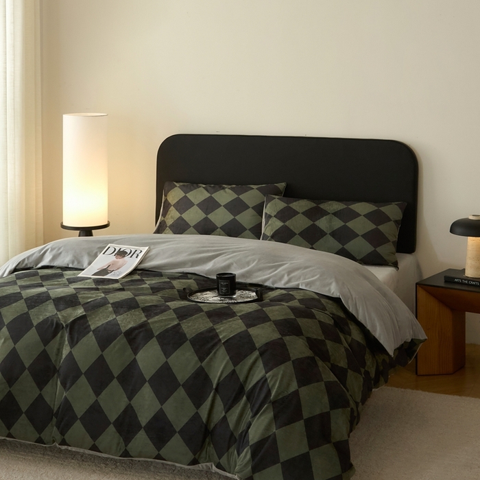 91家纺网 家纺一手货源 找家纺 ONE TWO ONE 121 2025秋冬新款牛奶绒德芙绒宝宝绒婴儿绒短毛绒四件套床单被套-几禾归集 几禾归集-绿【未来大爆款】【提供买家秀】 会员-10 控价 标准258 加大278