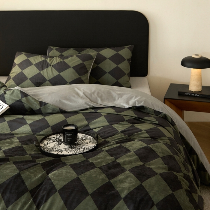 91家纺网 家纺一手货源 找家纺 ONE TWO ONE 121 2025秋冬新款牛奶绒德芙绒宝宝绒婴儿绒短毛绒四件套床单被套-几禾归集 几禾归集-绿【未来大爆款】【提供买家秀】 会员-10 控价 标准258 加大278