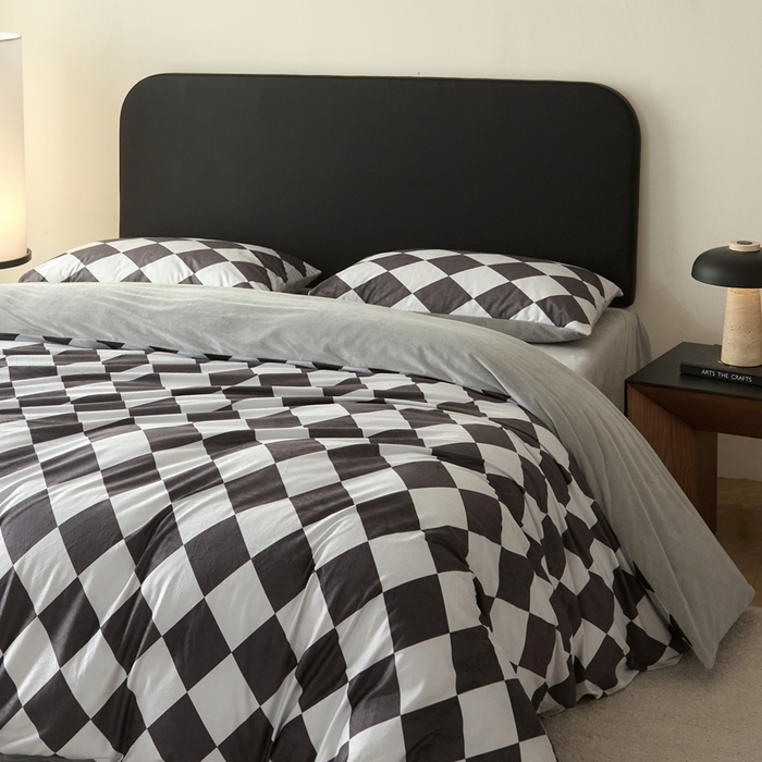 91家纺网 家纺一手货源 找家纺 ONE TWO ONE 121 2025秋冬新款牛奶绒德芙绒宝宝绒婴儿绒短毛绒四件套床单被套-几禾归集 几禾归集-白