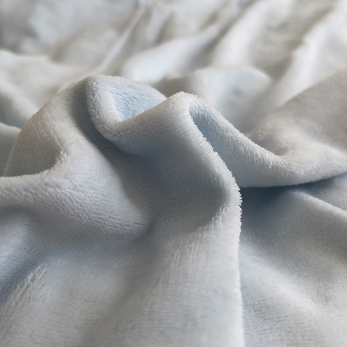 91家纺网 家纺一手货源 找家纺 原素 2025秋冬加厚双拼纯色牛奶绒四件套 牛奶绒-浅蓝奶黄