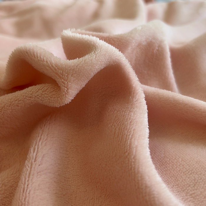 91家纺网 家纺一手货源 找家纺 原素 2025秋冬加厚双拼纯色牛奶绒四件套 牛奶绒-浅粉奶蓝