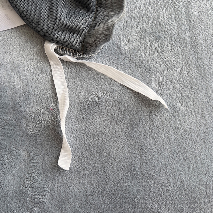 91家纺网 家纺一手货源 找家纺 原素 2025秋冬加厚双拼纯色牛奶绒四件套 牛奶绒-深灰浅灰