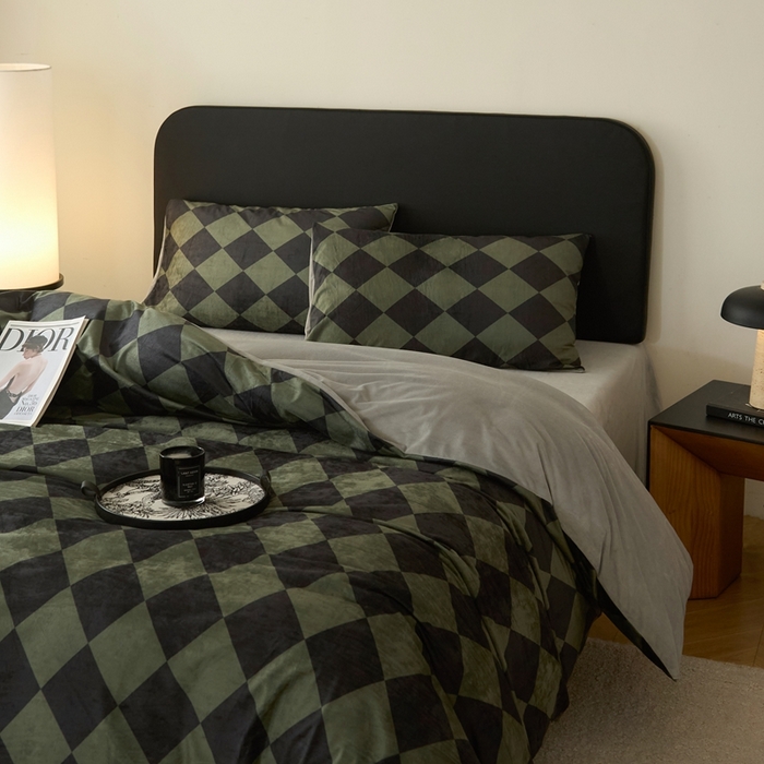 91家纺网 家纺一手货源 找家纺 ONE TWO ONE 121 2025秋冬新款牛奶绒德芙绒宝宝绒婴儿绒短毛绒四件套床单被套-几禾归集 几禾归集-绿【未来大爆款】【提供买家秀】 会员-10 控价 标准258 加大278