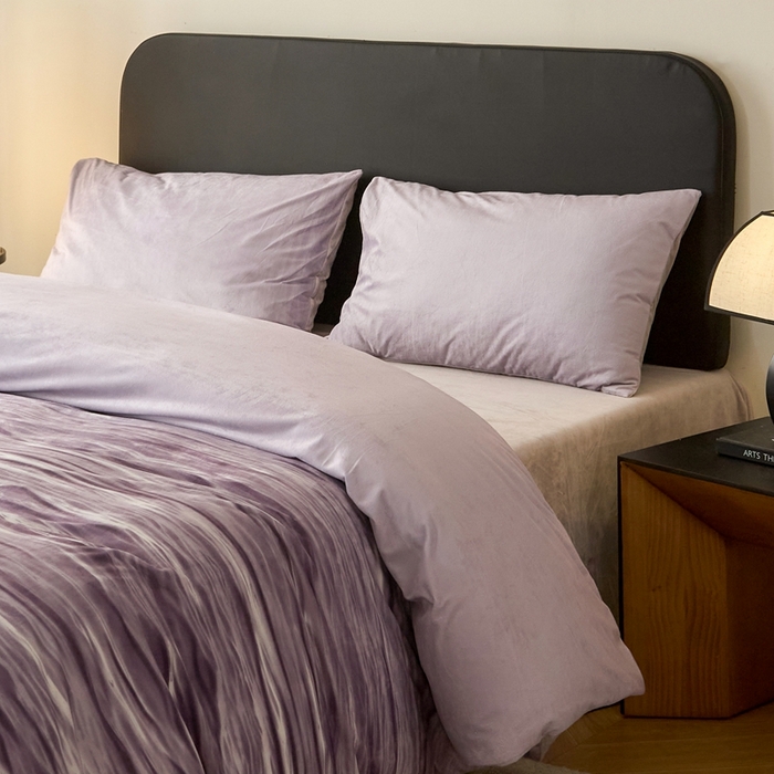 91家纺网 家纺一手货源 找家纺 ONE TWO ONE 121 2025秋冬新款牛奶绒德芙绒宝宝绒婴儿绒短毛绒四件套床单被套-波光莎娜【未来大爆款】【提供买家秀】  会员-10    控价 标准258  加大278 波光莎娜-紫