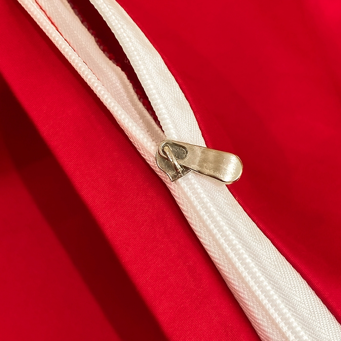 91家纺网 家纺一手货源 找家纺 置顶家纺 2025新款亲肤磨毛刺绣婚庆四件套系列-棚拍 唯一-大红