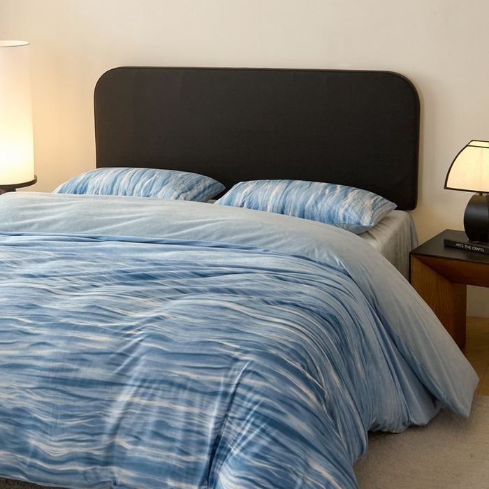 91家纺网 家纺一手货源 找家纺 ONE TWO ONE 121 2025秋冬新款牛奶绒德芙绒宝宝绒婴儿绒短毛绒四件套床单被套-波光莎娜【未来大爆款】【提供买家秀】  会员-10    控价 标准258  加大278 波光莎娜-蓝