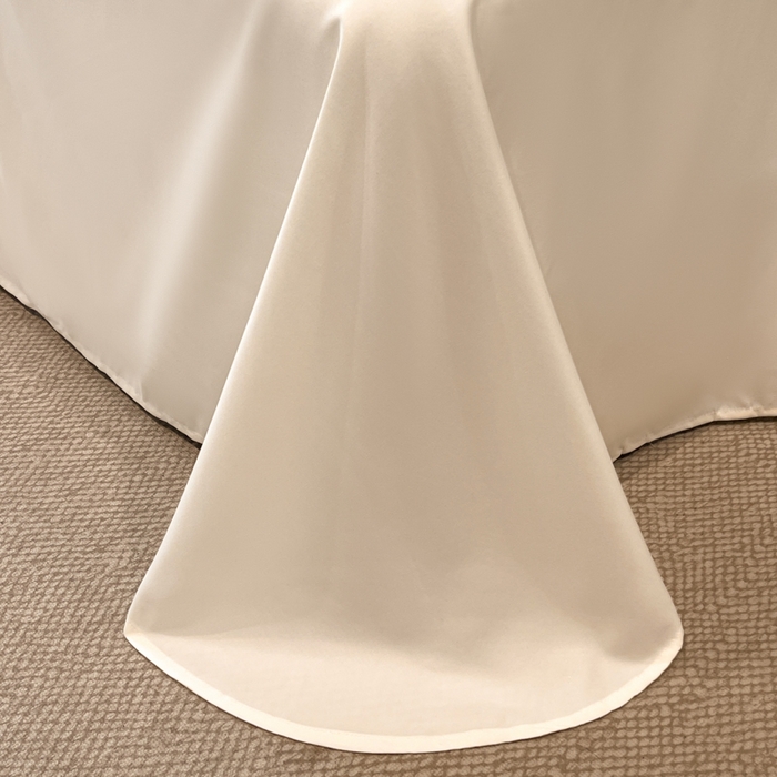 91家纺网 家纺一手货源 找家纺 博纳家纺 2025新款亲肤棉立体绗缝绣花拼角嵌绳四件套-浮光掠影 控价劵后198（严格按控价来） 浮光掠影-象牙白