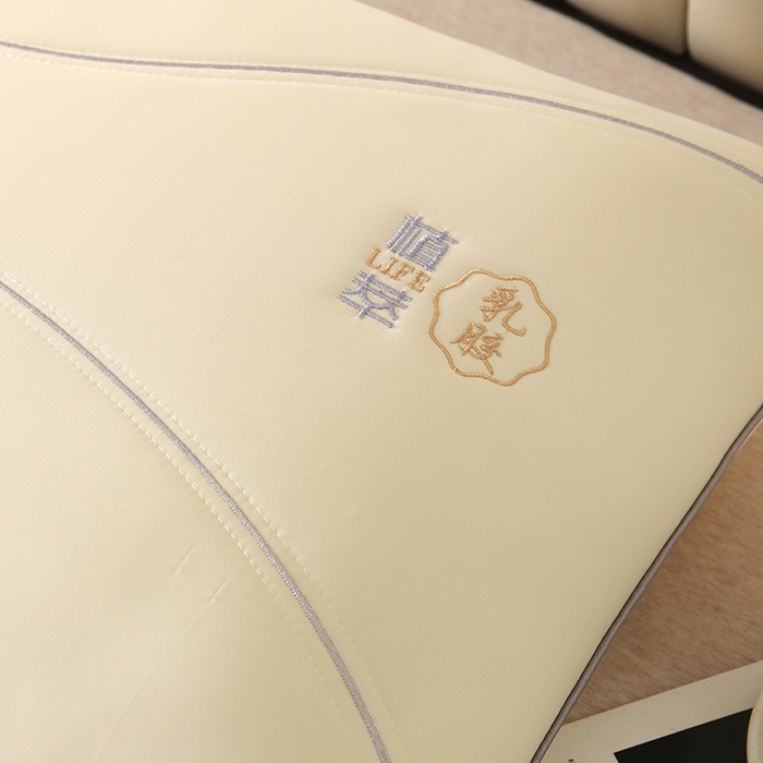 91家纺网 家纺一手货源 找家纺 （总）浩宇家纺 2025新款植萃乳胶乳胶单边枕枕头直播爆款助眠枕芯家用舒适款枕皮枕壳批发