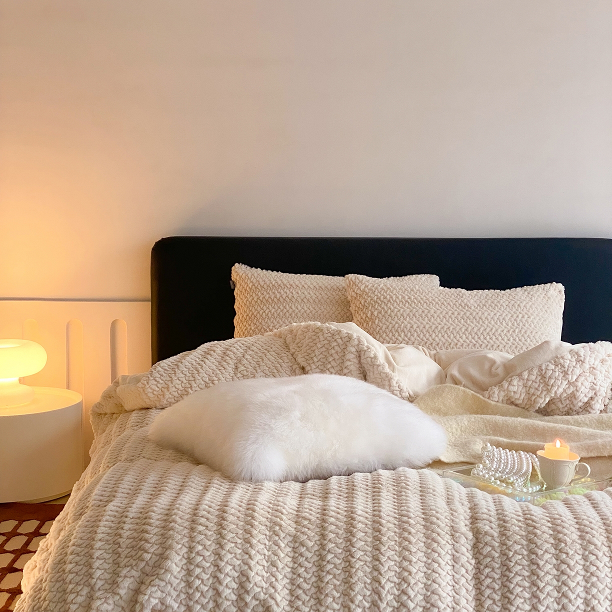 91家纺网 家纺一手货源 找家纺 （总）玉宇阁家居 2025新款进口卷毛狨加厚四件套-托斯卡纳（控价228/305/315/315/315/335（券后控价） 床笠款套件可定制（适用于 10-22cm 高床垫））