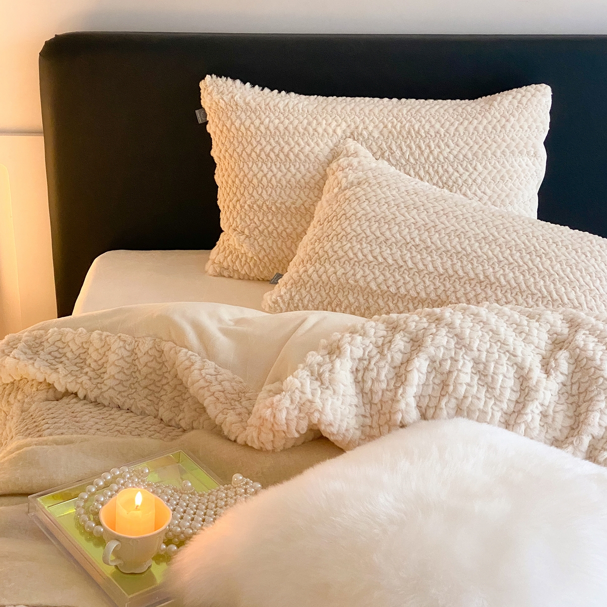 91家纺网 家纺一手货源 找家纺 （总）玉宇阁家居 2025新款进口卷毛狨加厚四件套-托斯卡纳（控价228/305/315/315/315/335（券后控价） 床笠款套件可定制（适用于 10-22cm 高床垫））