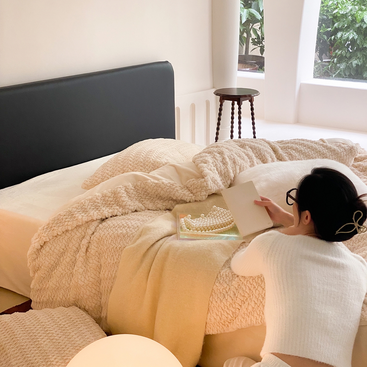 91家纺网 家纺一手货源 找家纺 （总）玉宇阁家居 2025新款进口卷毛狨加厚四件套-托斯卡纳（控价228/305/315/315/315/335（券后控价） 床笠款套件可定制（适用于 10-22cm 高床垫））