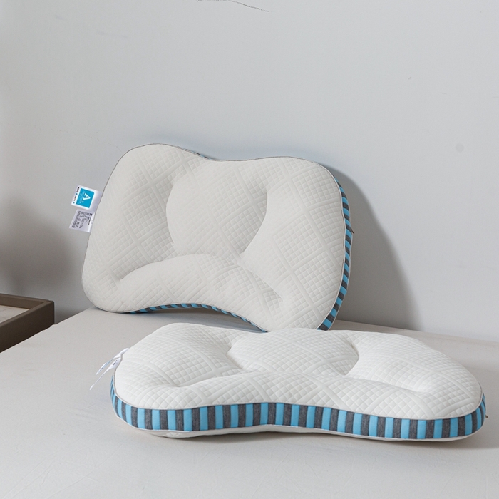 （总）浩宇家纺 2025新款针织云朵枕SPA枕头直播爆款护颈椎助眠枕芯家用舒适款枕皮枕壳批发