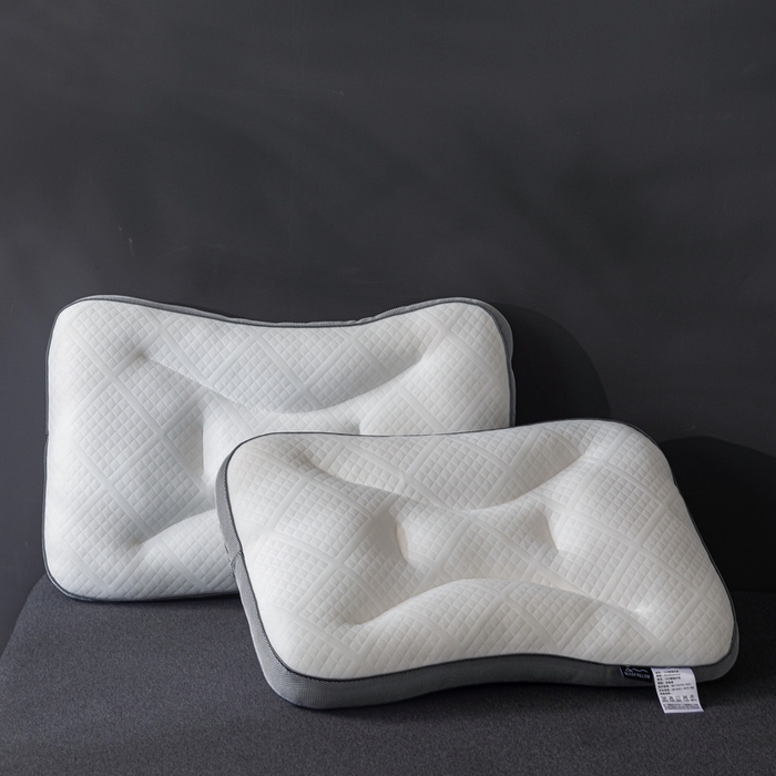 91家纺网 家纺一手货源 找家纺 （总）浩宇家纺 2025新款针织立体SPA枕枕头直播爆款护颈椎助眠枕芯家用舒适款枕皮枕壳批发