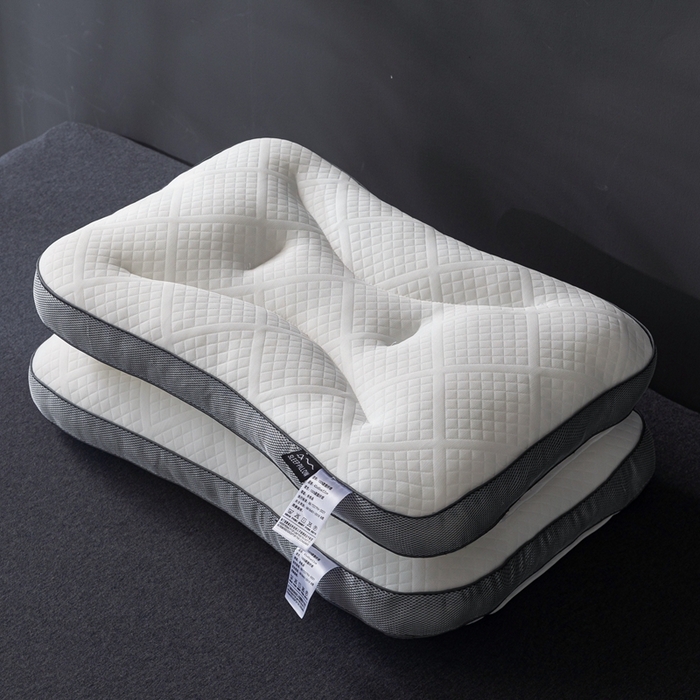 91家纺网 家纺一手货源 找家纺 （总）浩宇家纺 2025新款针织立体SPA枕枕头直播爆款护颈椎助眠枕芯家用舒适款枕皮枕壳批发