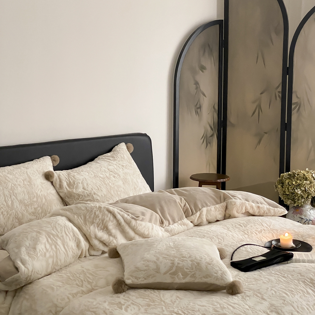 91家纺网 家纺一手货源 找家纺 玉宇阁家居 2025新款230g高克重牛奶绒立体提花雕花四件套-浮雕的纹理（228/305/315/315/315/335（券后控价）） 浮雕的纹理-松木棕