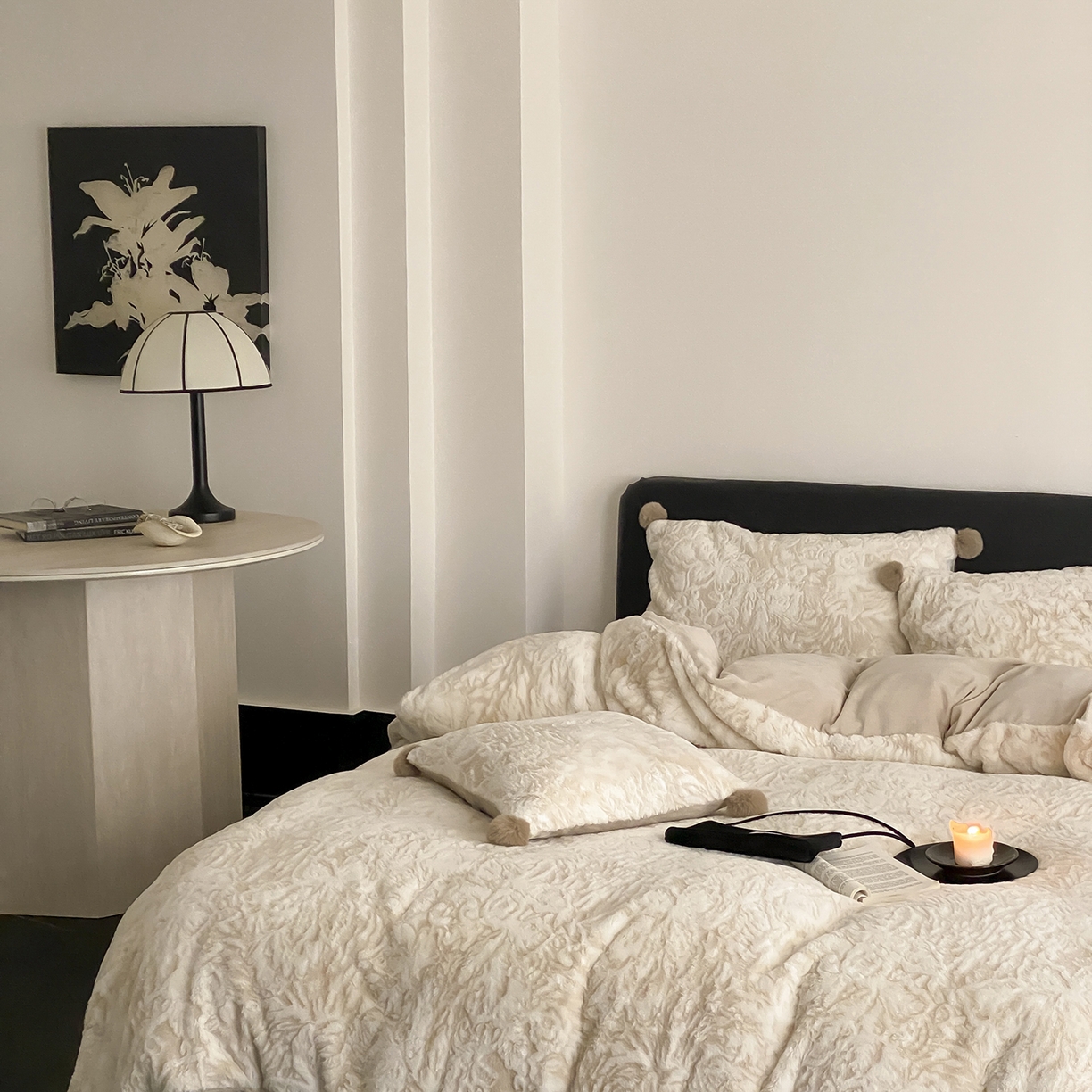 91家纺网 家纺一手货源 找家纺 玉宇阁家居 2025新款230g高克重牛奶绒立体提花雕花四件套-浮雕的纹理（228/305/315/315/315/335（券后控价）） 浮雕的纹理-松木棕