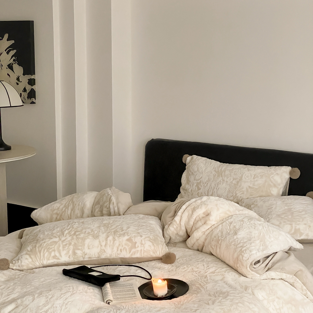 91家纺网 家纺一手货源 找家纺 玉宇阁家居 2025新款230g高克重牛奶绒立体提花雕花四件套-浮雕的纹理（228/305/315/315/315/335（券后控价）） 浮雕的纹理-松木棕