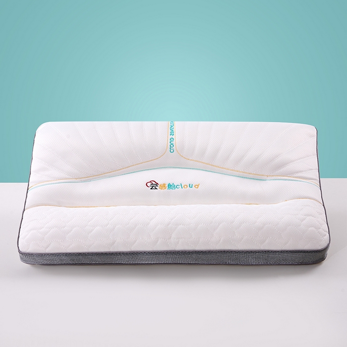 91家纺网 家纺一手货源 找家纺 （总）浩宇家纺 浩宇家纺新款云感舱枕皮  成人家用枕头直播热卖款护颈枕芯定位