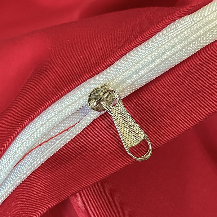 91家纺网 家纺一手货源 找家纺 置顶家纺 2025新款13372全棉拼接刺绣四件套-盛世花悦 盛世花悦-大红