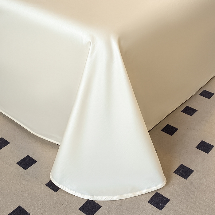 91家纺网 家纺一手货源 找家纺 置顶家纺 2025新款13372全棉拼接刺绣四件套-盛世花悦 盛世花悦-奶昔白