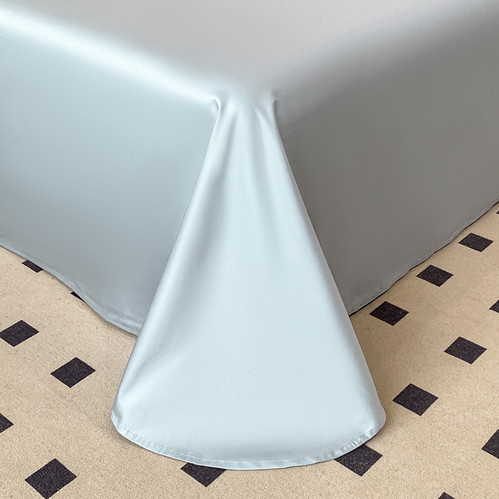 91家纺网 家纺一手货源 找家纺 置顶家纺 2025新款13372全棉拼接刺绣四件套-盛世花悦 盛世花悦-天蓝