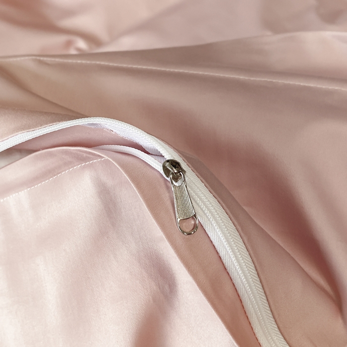 91家纺网 家纺一手货源 找家纺 置顶家纺 2025新款13372全棉刺绣四件套-桃花朵朵开 桃花朵朵开-浅豆沙