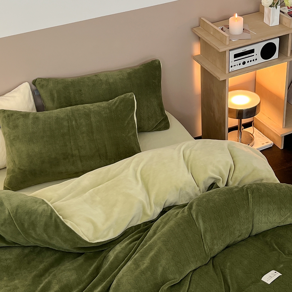 91家纺网 家纺一手货源 找家纺 （总）玉宇阁家居 2025新款230g高克重牛奶绒立体提花雕花四件套-日暮Lorena（168/228/248/248/248/268（券后控价） 床笠款套件可定制（适用于 10-22cm 高床垫））