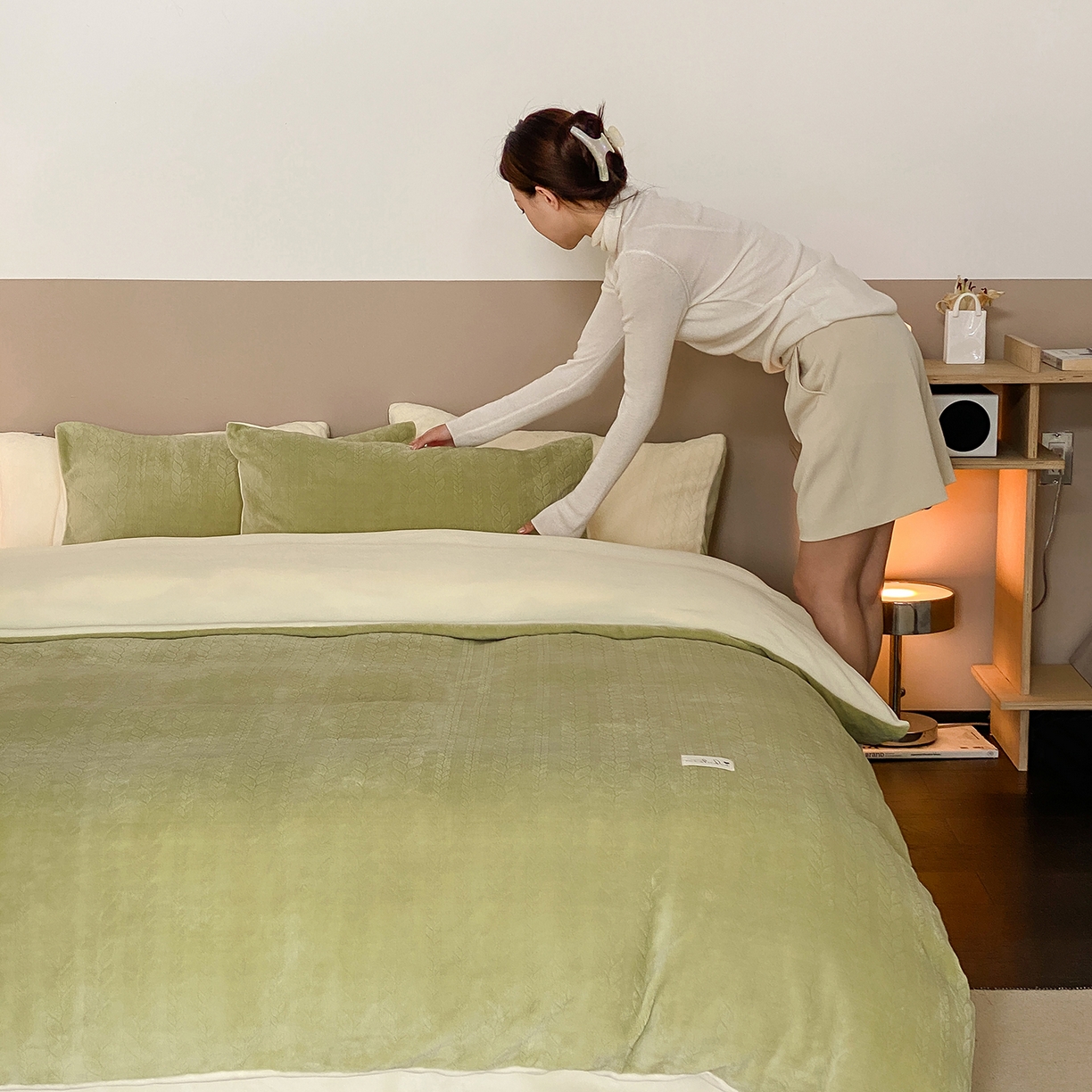 91家纺网 家纺一手货源 找家纺 玉宇阁家居 2025新款230g高克重牛奶绒立体提花雕花四件套-日暮Lorena（168/228/248/248/248/268（券后控价） 床笠款套件可定制（适用于 10-22cm 高床垫）） 日暮