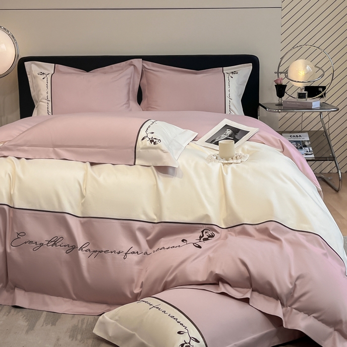 91家纺网 家纺一手货源 找家纺 （总）置顶家纺 2025新款亲肤舒适全棉四件套-洛丽塔