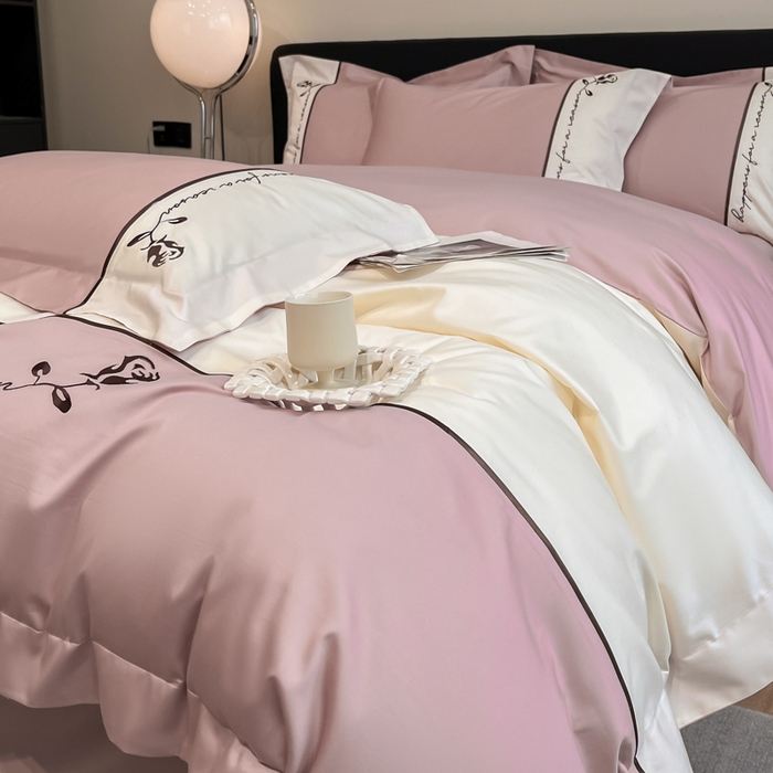 91家纺网 家纺一手货源 找家纺 （总）置顶家纺 2025新款亲肤舒适全棉四件套-洛丽塔