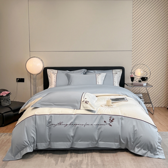 91家纺网 家纺一手货源 找家纺 （总）置顶家纺 2025新款亲肤舒适全棉四件套-洛丽塔