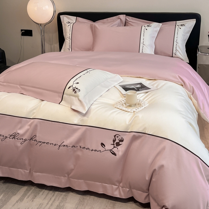 91家纺网 家纺一手货源 找家纺 （总）置顶家纺 2025新款亲肤舒适全棉四件套-洛丽塔